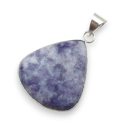 Lepidolite pendant 33x29 mm no 35