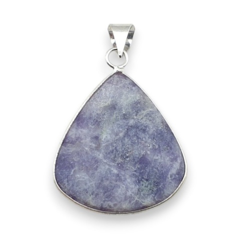 Lepidolite pendant 33x29 mm no 35