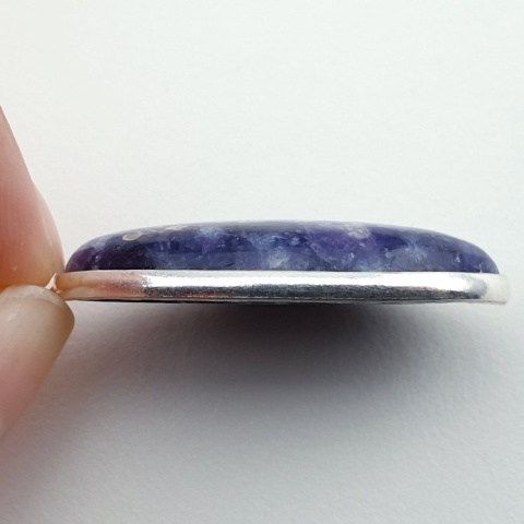 Lepidolit zawieszka 34x19 mm nr 20