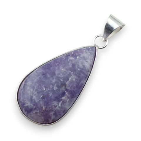 Lepidolite pendant 35x20 mm no 48