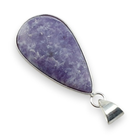 Lepidolite pendant 35x20 mm no 48