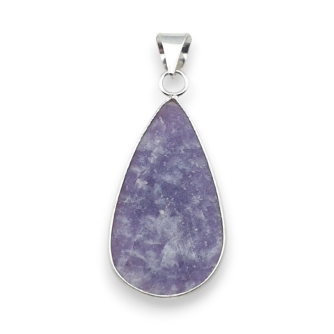 Lepidolite pendant 35x20 mm no 48