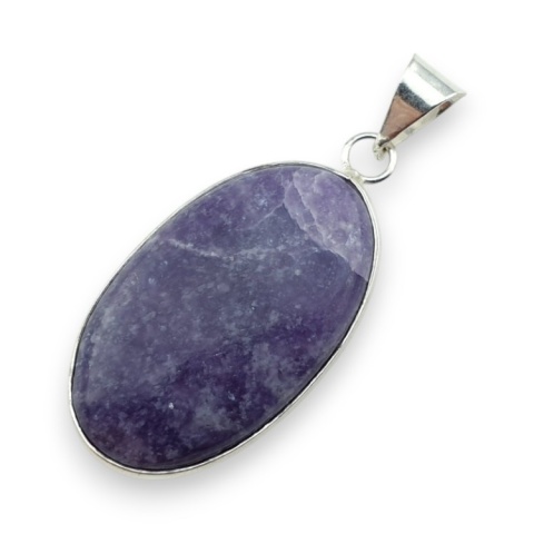 Lepidolite pendant 36x22 mm no 4