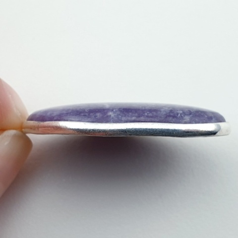 Lepidolite pendant 36x22 mm no 4