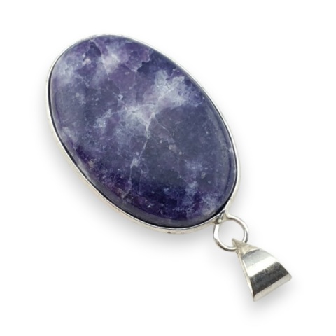 Lepidolite pendant 36x24 mm no 18