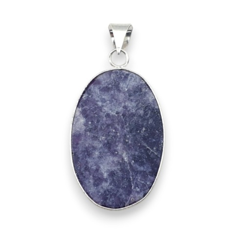 Lepidolite pendant 36x24 mm no 18