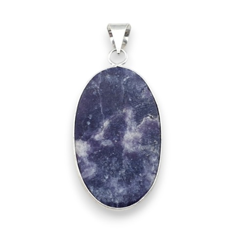 Lepidolite pendant 37x22 mm no 16