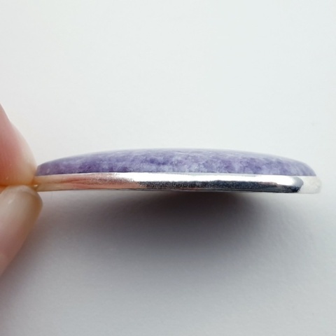 Lepidolit zawieszka 38x24 mm nr 7