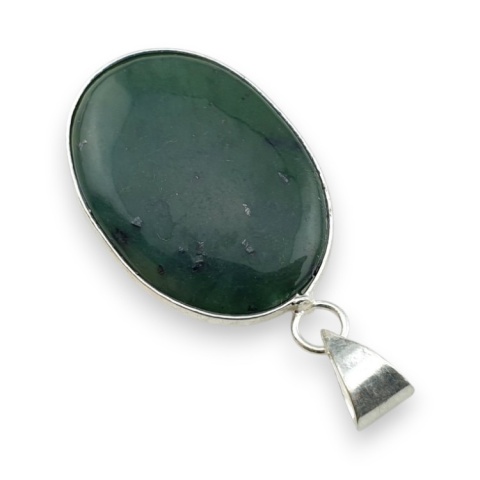 Nefryt zawieszka 31x22 mm nr 20