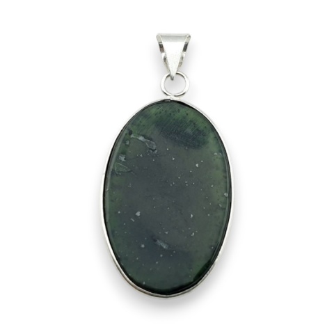 Nefryt zawieszka 37x24 mm nr 46