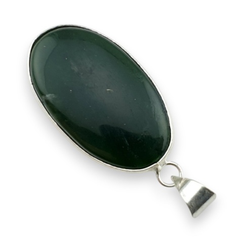 Nefryt zawieszka 38x22 mm nr 22