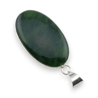 Nefryt zawieszka 39x23 mm nr 19
