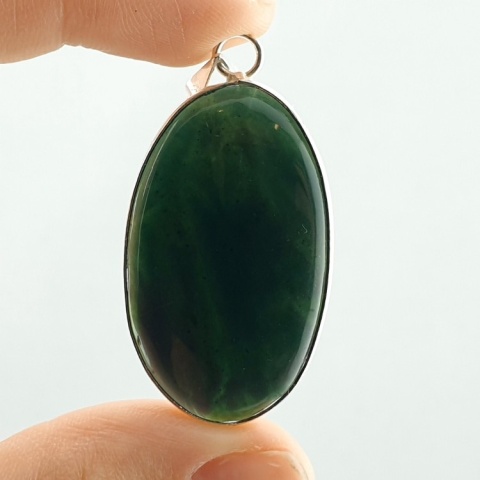 Nefryt zawieszka 39x23 mm nr 42