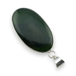 Nefryt zawieszka 40x23 mm nr 25