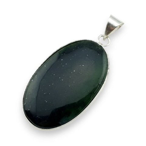 Nephrite pendant 42x26 mm no 17