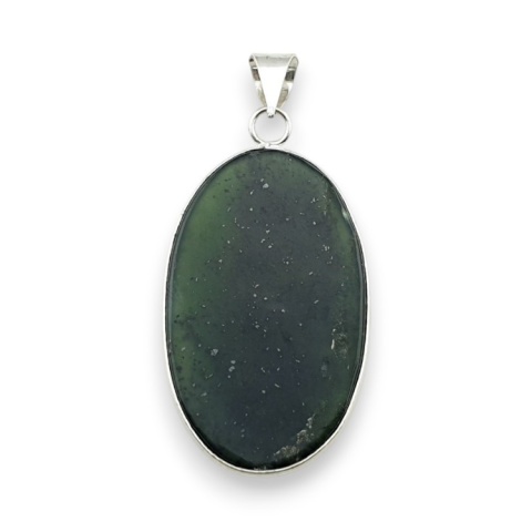 Nephrite pendant 42x26 mm no 17