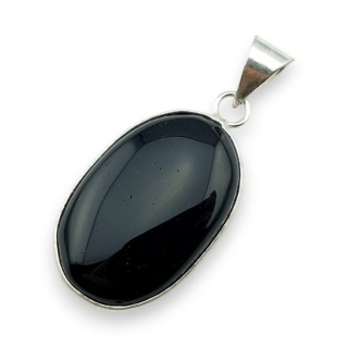 Onyks czarny zawieszka 31x21 mm nr 91