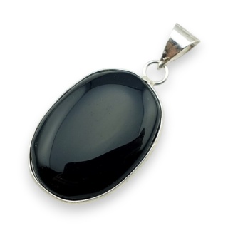 Onyks czarny zawieszka 31x22 mm nr 88