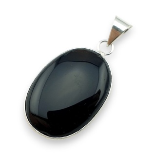 Onyks czarny zawieszka 31x23 mm nr 95