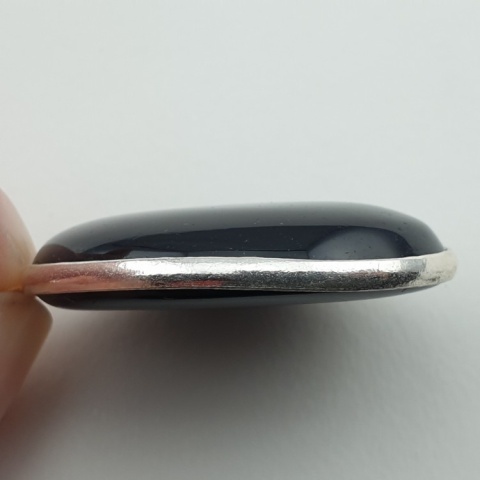 Onyks czarny zawieszka 31x25 mm nr 65