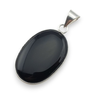 Onyks czarny zawieszka 32x22 mm nr 84
