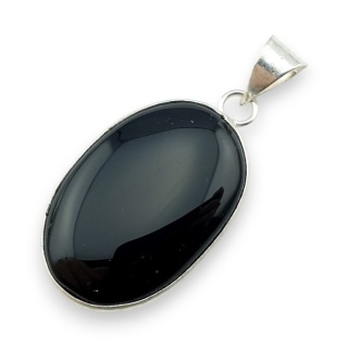 Onyks czarny zawieszka 32x22 mm nr 98