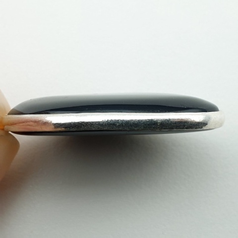 Black onyx pendant 32x22 mm no 98