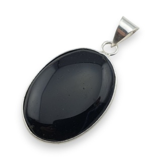 Onyks czarny zawieszka 33x24 mm nr 62