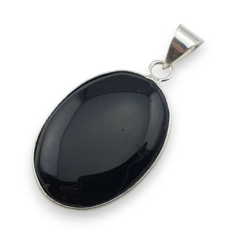 Onyks czarny zawieszka 33x24 mm nr 62