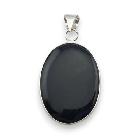 Onyks czarny zawieszka 33x24 mm nr 62