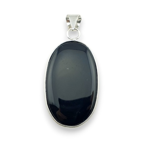 Onyks czarny zawieszka 34x21 mm nr 108