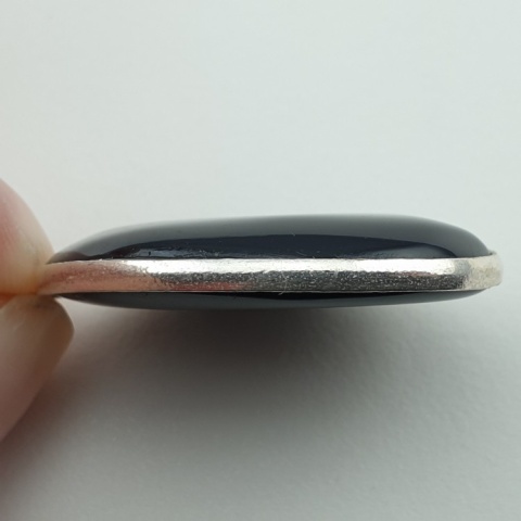 Onyks czarny zawieszka 34x25 mm nr 87
