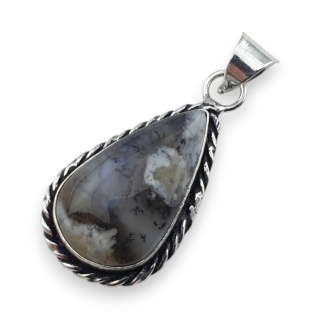 Agat dendrytowy zawieszka 26x15 mm nr 118