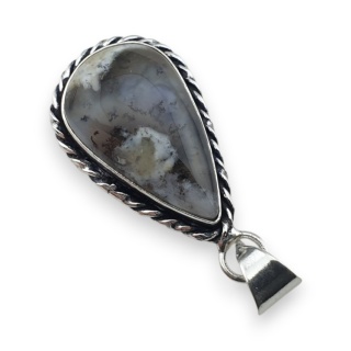 Agat dendrytowy zawieszka 26x15 mm nr 118