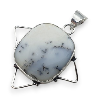 Agat dendrytowy zawieszka 27x24 mm nr 95