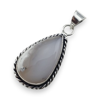 Agat dendrytowy zawieszka 28x17 mm nr 116