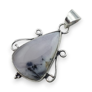 Agat dendrytowy zawieszka 28x18 mm nr 127