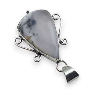 Agat dendrytowy zawieszka 28x18 mm nr 127