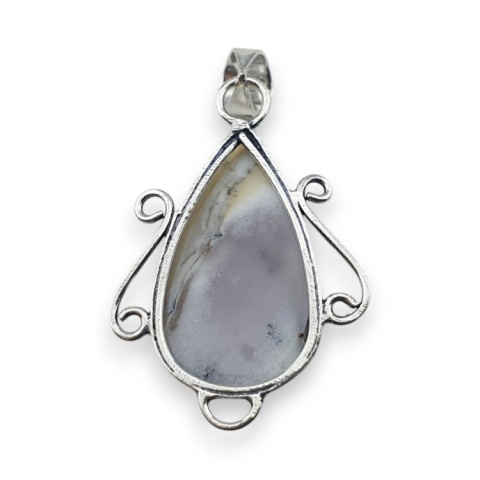 Agat dendrytowy zawieszka 29x18 mm nr 115