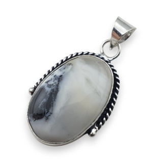 Agat dendrytowy zawieszka 29x19 mm nr 117