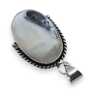 Agat dendrytowy zawieszka 29x19 mm nr 117