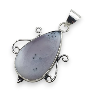 Agat dendrytowy zawieszka 31x19 mm nr 130