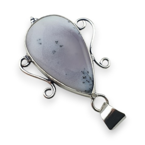 Agat dendrytowy zawieszka 31x19 mm nr 130