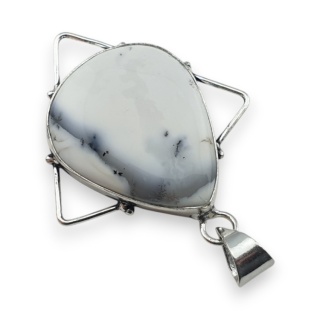 Agat dendrytowy zawieszka 31x25 mm nr 109