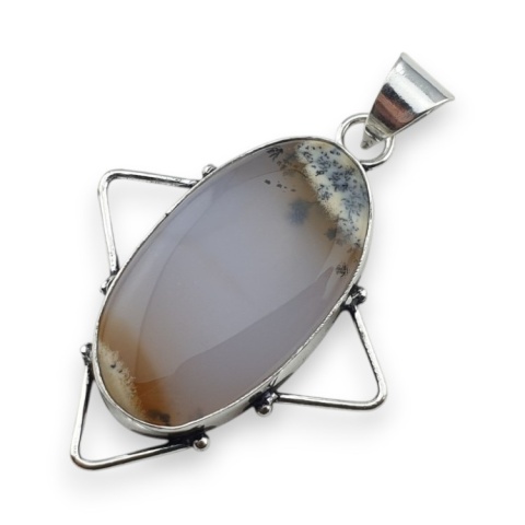 Dentritic agate pendant 32x18 mm no 103