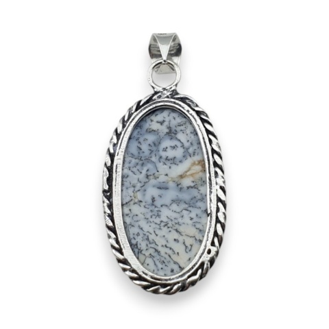 Agat dendrytowy zawieszka 33x18 mm nr 112