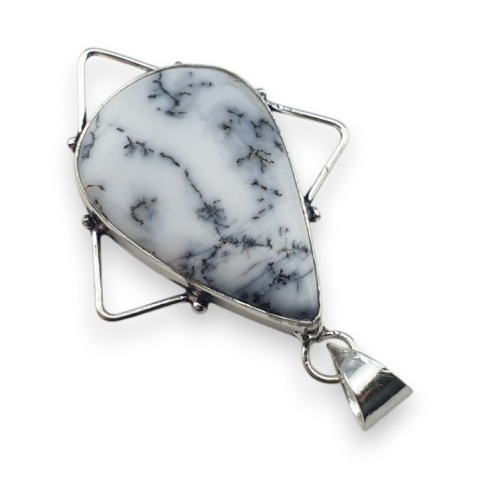 Agat dendrytowy zawieszka 33x22 mm nr 92