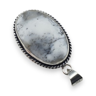 Agat dendrytowy zawieszka 34x23 mm nr 107