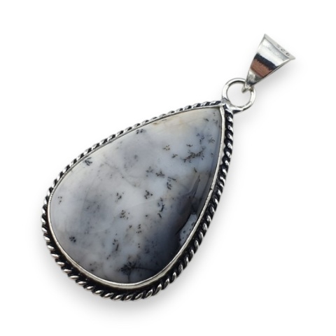 Agat dendrytowy zawieszka 35x23 mm nr 113