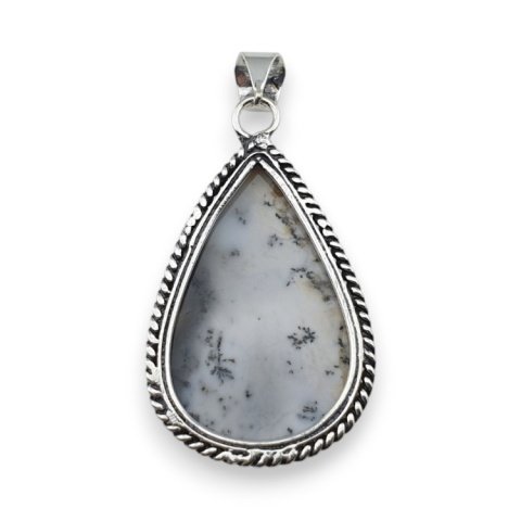 Agat dendrytowy zawieszka 35x23 mm nr 113